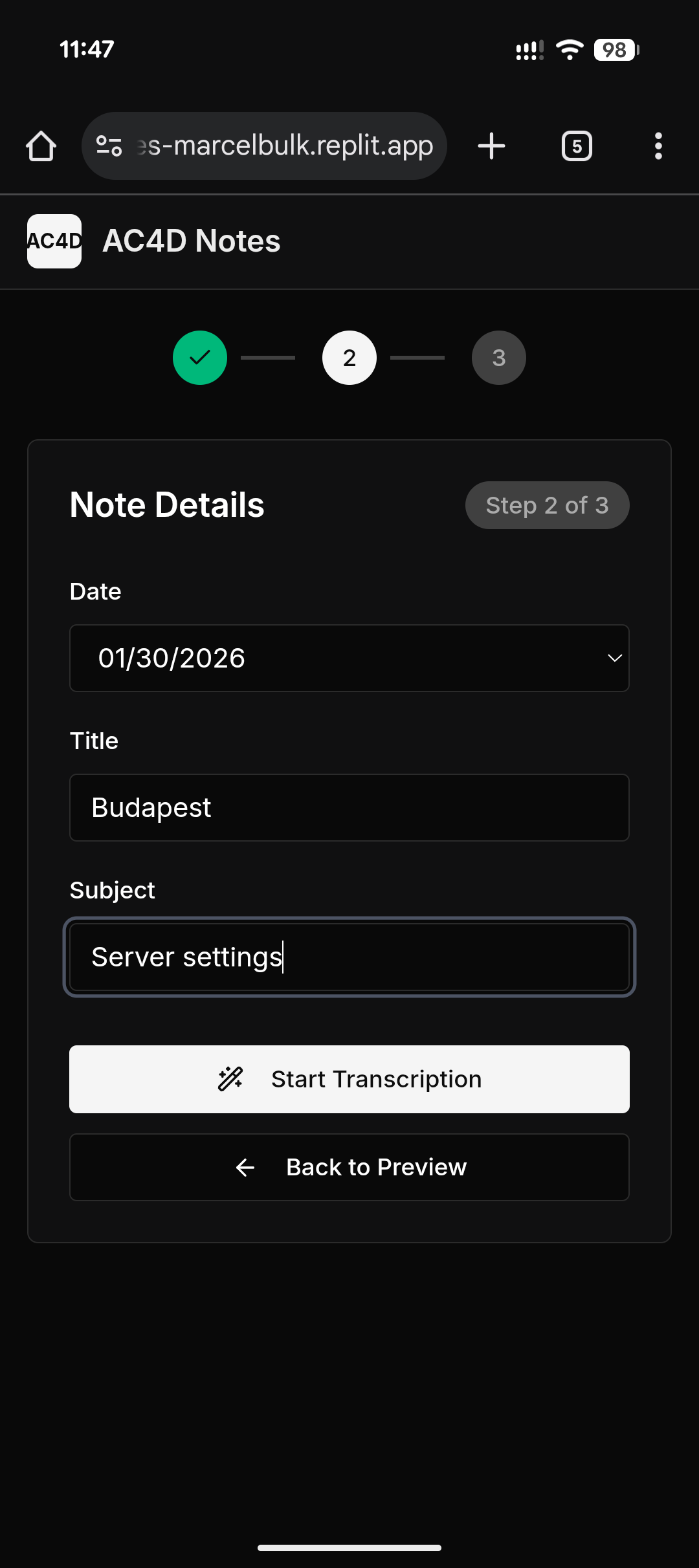 Customer & Project Details